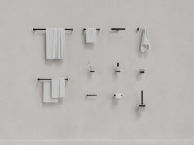 Держатель для полотенец Ravak Fold FD 301 черный матовый X07P1357