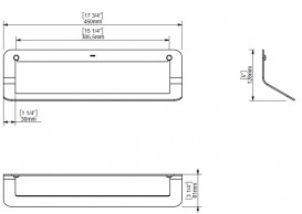 Тримач для рушників Sonia Quick 45 см алюміній чорний матовий 185221