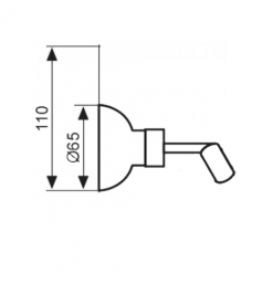 Держатель для ручного душа Emmevi белое золото CO2529 BO