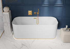 Держатель для ручного душа Villeroy & Boch Universal Showers со шланговым подключением матовое золото TVC00046200076