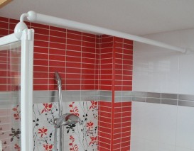 Держатель шторки Ravak длинный VSK2 металл белый B120000001