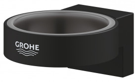 Тримач для склянки/дозатора рідкого мила Grohe Selection метал фантомний чорний 41217KF0