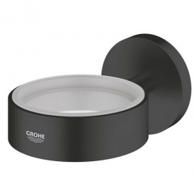Держатель для стакана/дозатора жидкого мыла Grohe Essentials металл черный матовый 1024662430