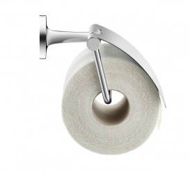 Держатель для туалетной бумаги Duravit Starck T с крышкой хром 0099401000