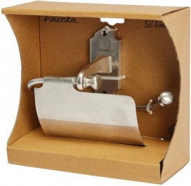 Тримач для туалетного паперу Haceka Vintage з кришкою срібло 1170893