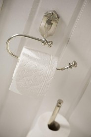 Тримач для туалетного паперу Haceka Vintage відкритий срібло 1170894