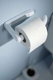 Тримач для туалетного паперу Haceka Yoly відкритий пластик білий 1137994