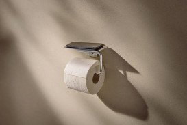 Держатель для туалетной бумаги Hansgrohe AddStoris S с полкой металл хром 41789000