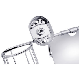 Держатель для туалетной бумаги и освежителя воздуха Kroner KRM Elbe-ACC2903-1 хром CV022854