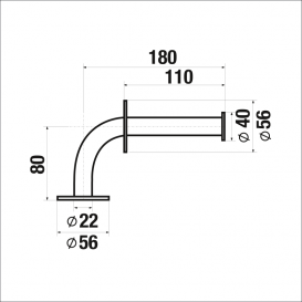Тримач для туалетного паперу Jika Universum білий H3847220001101