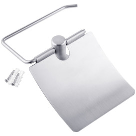 Держатель для туалетной бумаги Kroner KRP Edelstahl Klassisch-ESG3703 с крышкой никель CV025646