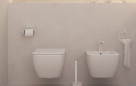 Держатель для туалетной бумаги Sonia Luce с полочкой латунь/акриловое стекло белый 182695