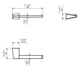 Держатель для туалетной бумаги Sonia S2 White латунь белый матовый 172528