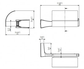 Держатель для туалетной бумаги Sonia S7 с крышкой латунь золото 38425