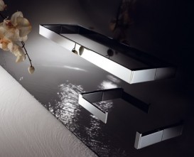 Держатель для туалетной бумаги Tres Slim-Tres настенный хром 20263612