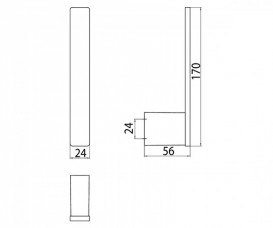 Тримач для запасного рулону EMCO LOFT BLACK 0505 133 01