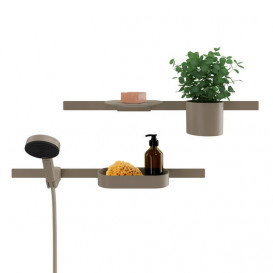 Держатель Hansgrohe WallStoris Planet Edition настенный 70 см металл/пластик песочный 28911210