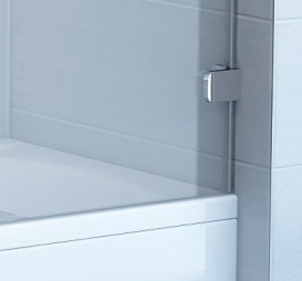 Комплект фурнітури до шторкою для ванни Ravak Brilliant B SET BVS2-R 100 правобічний хром D01000A071