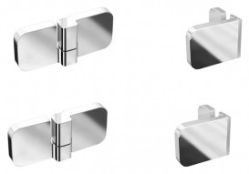 Комплект фурнітури до шторкою для ванни Ravak Brilliant B SET BVS2-R 100 правобічний хром D01000A071