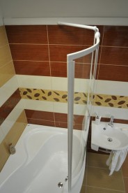 Держатель к шторке для ванны Ravak Rosa VSK2 короткий белый B110000001