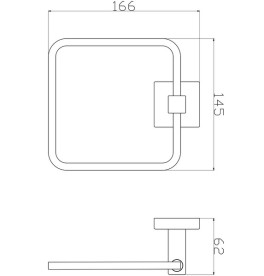 Тримач-кільце для рушників Аквародос Орландо 8913C золото АР000113355