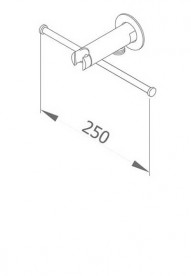 Держатель полотенца для бидетки GRB Intimixer хром 08912000