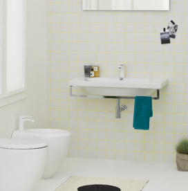 Тримач рушників ArtCeram Blend для раковини 106 см хром BLA004