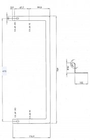Тримач рушників Artceram Blend для раковини 55 см хром BLA001