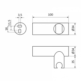 Тримач ручного душу GRB Hidromasaje білий 05050031