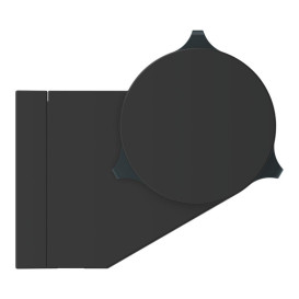 Держатель ручного душа Grohe QuickFix Vitalio Universal регулируемый черный матовый 261832431