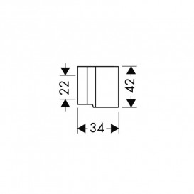 Утримувач ручного душу Hansgrohe Axor Starck шліфована бронза 27515140