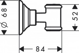 Утримувач ручного душу Hansgrohe Axor Montreux метал шліфований чорний хром 16325340