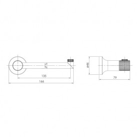 Держатель туалетной бумаги Imprese Brenta настенный никель ZMK081906220