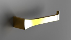 Держатель туалетной бумаги Sonia S7 настенный латунь золото 138432