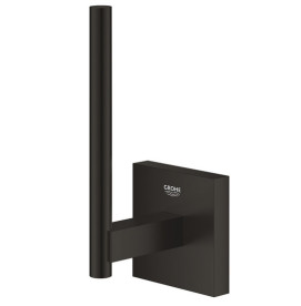 Тримач запасного рулону туалетного паперу Grohe Quickfix Start Cube метал чорний матовий 409792430