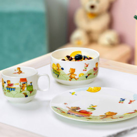 Детский столовый сервиз Villeroy & Boch New Hungry as a Bear 3 предмета премиум фарфор 14-8665-8427