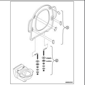 Дитяче сидіння для унітазу Villeroy & Boch O.Novo Kids дюропласт AntiBac синій океан 8M13619A