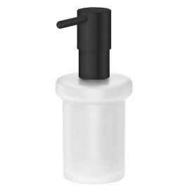 Диспенсер для жидкого мыла Grohe Essentials металл черный матовый/матовое стекло 1024702430