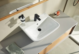 Диспенсер для рідкого мила Grohe Essentials 160 мл з утримувачем метал чорний матовий/матове скло 1022572430