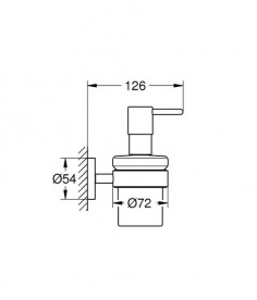 Диспенсер для рідкого мила Grohe Start із тримачем суперсталь 41195DC0