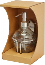 Диспенсер для рідкого мила Haceka Vintage підвісний скло / срібло 1170896