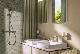 Диспенсер для жидкого мыла Hansgrohe AddStoris S 200 мл металл/стекло хром 41765000