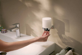 Диспенсер для жидкого мыла Hansgrohe AddStoris S 200 мл металл/стекло хром 41765000