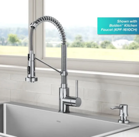 Диспенсер для жидкого мыла Kraus Boden латунь/пластик хром KSD-54CH