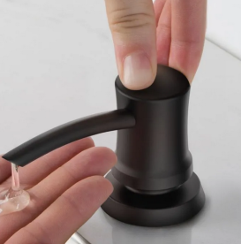 Диспенсер для жидкого мыла Kraus Boden латунь/пластик матовый черный KSD-54MB