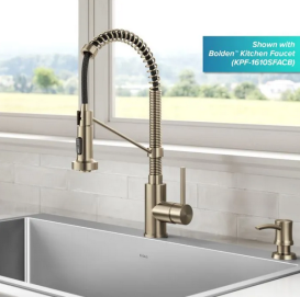 Диспенсер для жидкого мыла Kraus Boden латунь/пластик античная бронза KSD-54SFACB