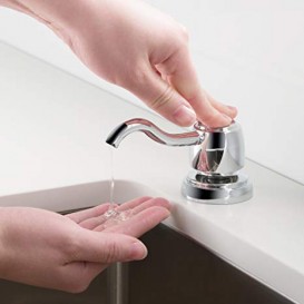 Диспенсер для рідкого мила Kraus Mylo латунь / пластик хром KSD-52CH