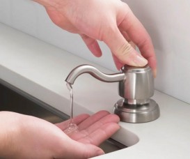 Диспенсер для жидкого мыла Kraus Mylo нержавеющая сталь KSD-52SS