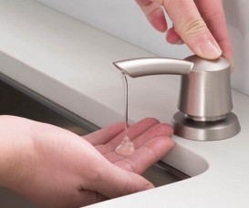 Диспенсер для рідкого мила Kraus Savan нержавіюча сталь KSD-51SS