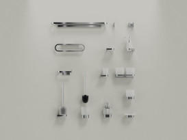 Диспенсер для рідкого мила Ravak Chrome II CR II 231 з тримачем хром глянсовий X07P1367